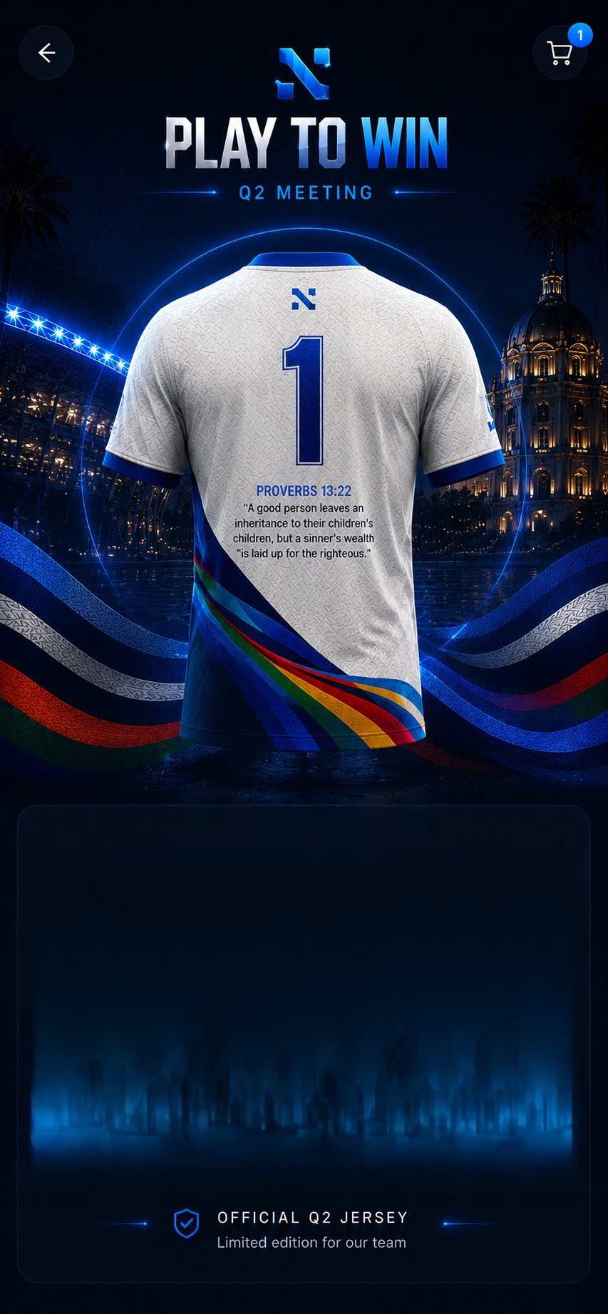 Jersey Back View